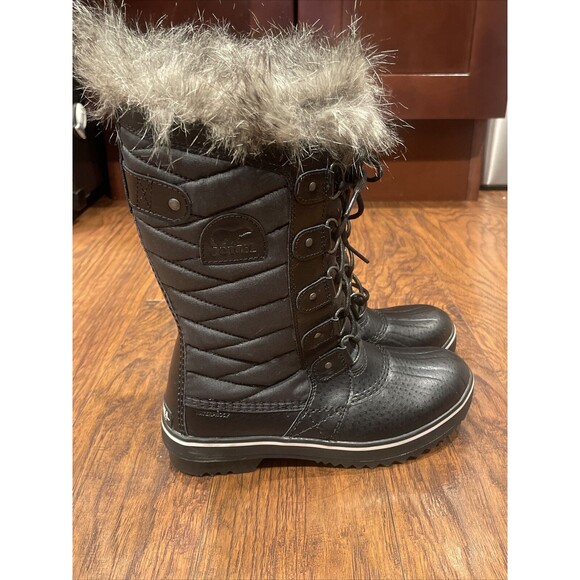 New SOREL Tofino II Size 5 Black Women’s Winter Snow Boots RETAIL $190 - Picture 3 of 10
